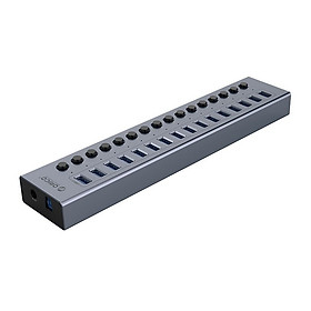 Mua Bộ chia USB Hub 16 cổng USB 3.0  Xám  ORICO BT2U3-16AB-GY - HÀNG CHÍNH HÃNG