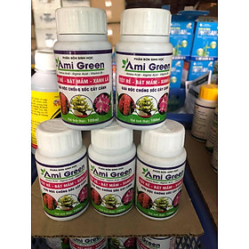 Mua Phân bón AMI GREEN.Chuyên dùng cho lan   hồng  cây kiểng Giúp tốt rễ  bật mầm  xanh lá chai 100ml.