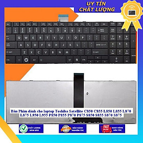Bàn Phím dùng cho laptop Toshiba Satellite C850 C855 L850 L855 L870 L875 L950 L955 P850 P855 P870 P875 S850 S855 S870 - MÀU ĐEN - CÓ ĐÈN TỐT - Hàng Nhập Khẩu New Seal