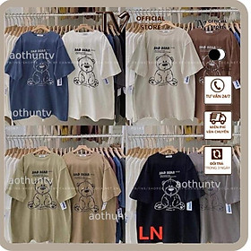 Áo thun nữ TVSTORE Áo phông gấu SAD BEAR DA6 tay lỡ unisex form rộng unisex cotton mát