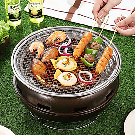 Bếp Lò Nướng Than Phong Cách Hàn Quốc BBQ Grill Camping Carbon (full option)