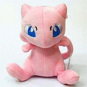 Gấu Bông Pokemon Mèo Mew Hồng Ngồi Dễ Thương 15cm---25cm Tặng Kèm 1 Ví Bóp