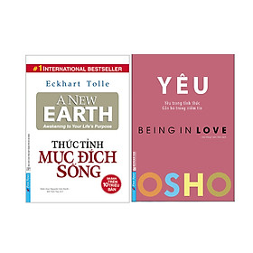 [Download Sách] Combo 2 Cuốn Sách: Thức Tỉnh Mục Đích Sống + Osho - Yêu