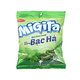 Hình ảnh Kẹo Migita hương bạc hà gói 70g