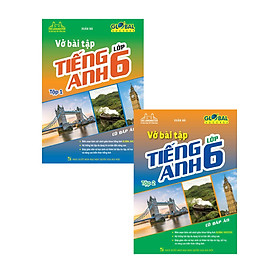 Hình ảnh sách Combo The Langmaster - Vở Bài Tập Tiếng Anh Lớp 6 (Có Đáp Án) Global Success (Bộ 2 Cuốn)_MT