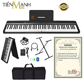 Mua  Cao Cấp  Đàn Piano Điện Konix PJ88D Đàn  Chân  Bao  Nguồn - 88 Phím Cảm Ứng Lực Midi Keyboard Controllers