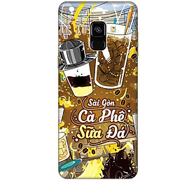 Ốp lưng dành cho điện thoại  SAMSUNG GALAXY A8 2018 Hình Sài Gòn Cafe Sữa Đá - Hàng chính hãng