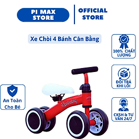 Xe Chòi Chân Cân Bằng 4 Bánh , Đồ Chơi Vận Động Cho Bé