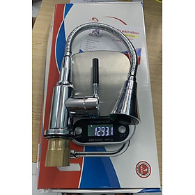 Mua Vòi rửa chén nóng lạnh cần mềm inox bóng Try Hard 2418 nặng 1293gr