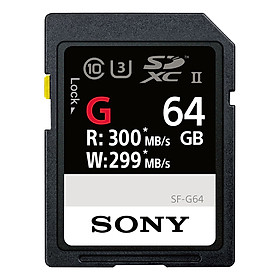 Thẻ Nhớ Sony 64GB SF-G Series UHS-II SDXC Memory Card - Hàng Chính Hãng