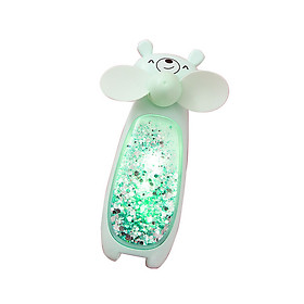 Mua Quạt mini cát chảy lấp lánh dễ thương R0011 nhỏ gọn