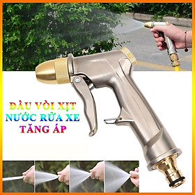 Đầu Vòi Xịt Nước Rửa Xe Tăng Áp Lực Nước Cực Mạnh (Trắng)