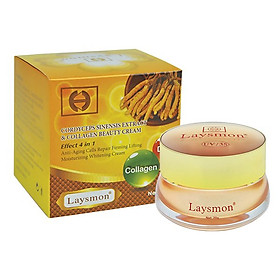 Kem LAYSMON Đông Trùng Hạ Thảo - LAYSMON CORDYCEPS SINESIS EXTRACT AND COLLAGEN BEAUTY CREAM 20g
