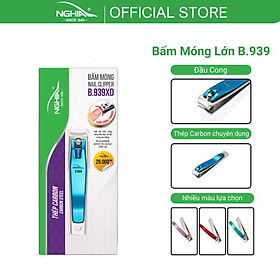 Bấm Móng Tay Thép Carbon Chuyên Dụng KỀM NGHĨA B.939 - Lưỡi Cong (Loại Lớn)