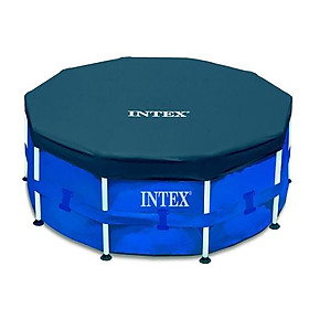 Mua Tấm phủ Intex 28030 bể khung kim loại 3m05  Dùng để đảm bảo sự an toàn cho bé  Tránh bụi bẩn vào nước