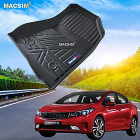 Thảm lót sàn xe ô tô Kia K3 2019+ qd Nhãn hiệu Macsim chất liệu nhựa TPV cao cấp