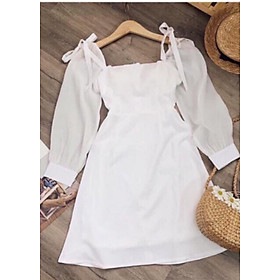 >> SO SÁNH GIÁ ÁO SƠMI BÈO VAI CỔ THẮT NƠ 20AGAIN MÀU TÍM A120N-ASA0901-MII1 (STORE 5703) | Shopee Lazada Sendo Tiki 242 Đầm Xòe Trắng Dài Tay Thắt Nơ Vai Cổ Vuông Cực Đẹp Màu Trắng Công Chúa