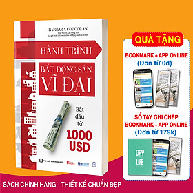 Sách Hành Trình Bất Động Sản Vĩ Đại Bắt Đầu Từ 1000 USD - Sách Học Đầu Tư Hay