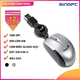 Mua Chuột dây rút Genius Micro Traveler -  Hàng Chính Hãng