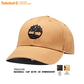 Original Timberland Nón Lưỡi Trai Unisex Baseball Cap With 3D Embroidery TB0A1X2D