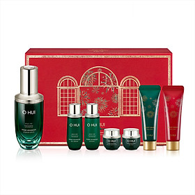 Bộ củng cố cốt lõi ngăn lão hóa toàn diện OHUI Prime Advancer Ampoule Serum Set 185ml