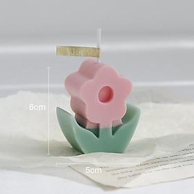Mua Nến Sáp Siêu Thơm Hình Bông Hoa Dễ Thương  Nến Handmade Hàn Quốc Flower Candle