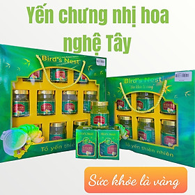 yến chưng Nhụy Hoa Nghệ Tây hàng Bird`s Nest