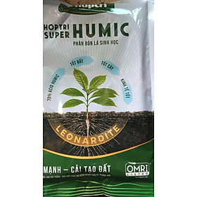 Phân bón Humic HỢP TRÍ SUPER HUMIC ra rễ cực mạnh dạng bột (gói 250 gam)