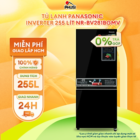 Mua Tủ lạnh Panasonic Diệt Khuẩn 255L NR-BV281BGMV Thiết Kế Mặt Gương - Cấp Đông Mềm - Ngăn Đá Dưới - Siêu Tiết Kiệm Điện Năng - Hàng chính hãng