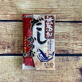 Hạt Nêm Từ Cá Ngừ Mutenka Dashi Katsuo (Shimaya) 42G | Không Bột Ngọt (7 Gói x 6g)