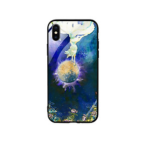 Ốp Lưng Kính Cường Lực Cho Điện Thoại Iphone X / Xs - Fox 05