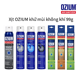 Chai xịt khử mùi trong phòng, xe ô tô, hiệu OZIUM / 99gram/1chai