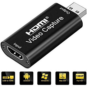 Mua Đầu chuyển đổi HDMI - USB ( HDMI video capture ) Lưu hình ảnh từ máy quay  máy ảnh vào máy tính