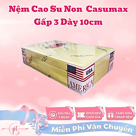 Nệm Cao Su Non Gấp 3 1m6x2mx10cm