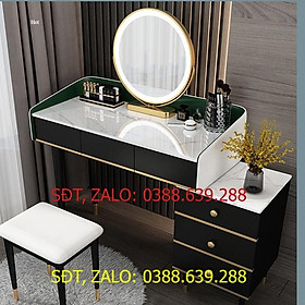 Mua Bàn trang điểm Bắc ÂU phối hiện đại  Bàn phấn kèm gương đèn led đẳng cấp sang trọng không kèm ghế BAP04