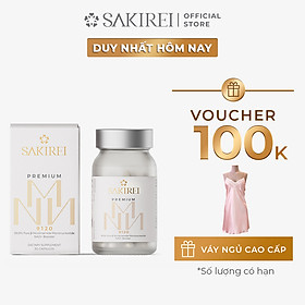 Viên uống Sakirei Premium NMN 9120 - 3000mg NMN độ tinh khiết 99.9% - Hộp 30v