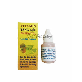 Vitamin A Tăng Lực Cho Cá Cảnh - Vitamin GIúp Cá La Hán Tăng Đầu, Tăng Màu Aminovital 