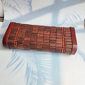 Mua Gối Gỗ Trắc Đỏ Tự Nhiên 36.5x16.5x7.5cm  Gối Gỗ Massage Đầu  Gối Gỗ Trang Trí Chụp Ảnh Decor