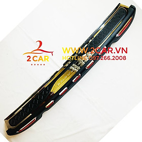 Ốp Chống Trầy Cốp Ngoài Xe Toyota Fortuner 2008-2015, nhựa đen 3D cao cấp có phản quang