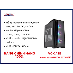 Mua Vỏ case Cooler Master MASTER BOX MB520 - Hàng chính hãng