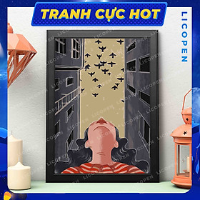 Mua Tranh Tô Màu Theo Số - Tranh Những Cánh Chim Trời - MS429