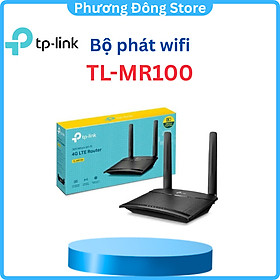 Mua Bộ Phát Wifi 4G TP LINK TL-MR100 4G LTE Dùng Sim DATA - hàng chính hãng