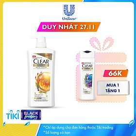 Dầu Gội Sạch Gàu Clear Botanique 9 Thảo Dược Quý (900g)