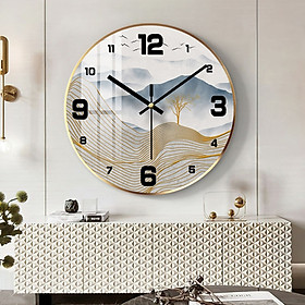 Đồng Hồ Treo Tường Tráng Gương Phong Cách Hiện Đại 02