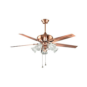 Mua Quạt trần đèn 5 cánh - Quạt trần đèn trang trí phòng khách - Quạt trần đèn đẹp trang trí QT1020