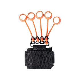 Hand Grip Strengthener Silicone for Rock Climbing Carpal Tunnel Guitar black