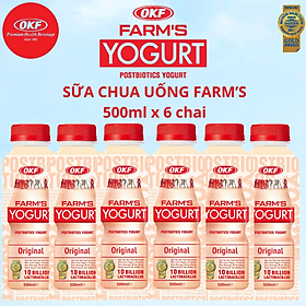 NƯỚC SỮA CHUA FARM S OKF HÀN QUỐC 500ml x 6 chai