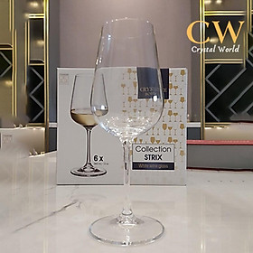 Ly Vang Trắng Pha Lê Tiệp Crystalite Strix 360ml White Wine