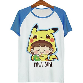 Áo Thun Nam Cô Bé Pikachu - ATCP161