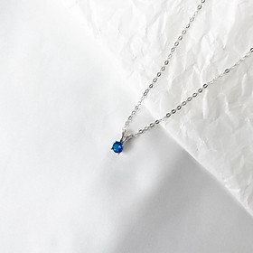 Dây chuyền bạc nữ 925 Mini Tone xinh xắn nhẹ nhàng Dế Bạc - M4347-1 màu tự chọn